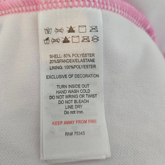 Tommy Bahama Pink Floral One-Piece Swimsuit and Matching Hat | Kid's 5 - Picture 15 of 16